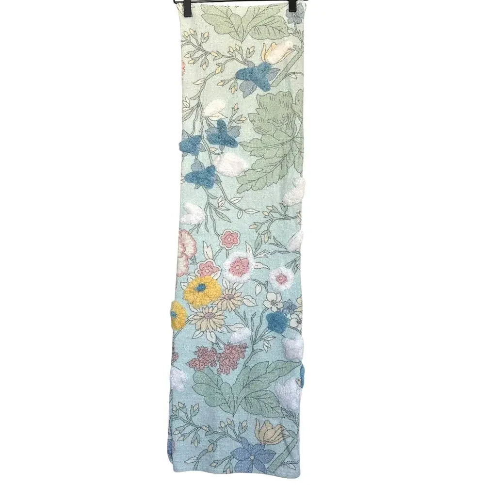 Max Studio Home Boho Floral Textured Throw 47